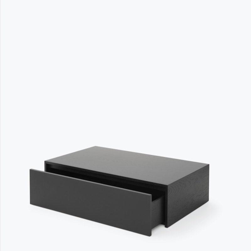 Mass High Coffee Table with Drawer