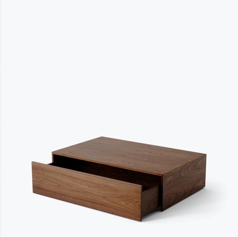 Mass High Coffee Table with Drawer