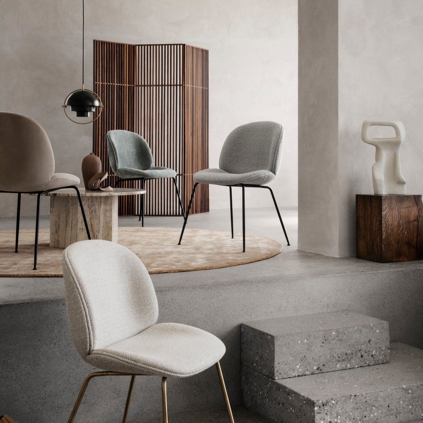 Beetle Dining Chair - Fully Upholstered
