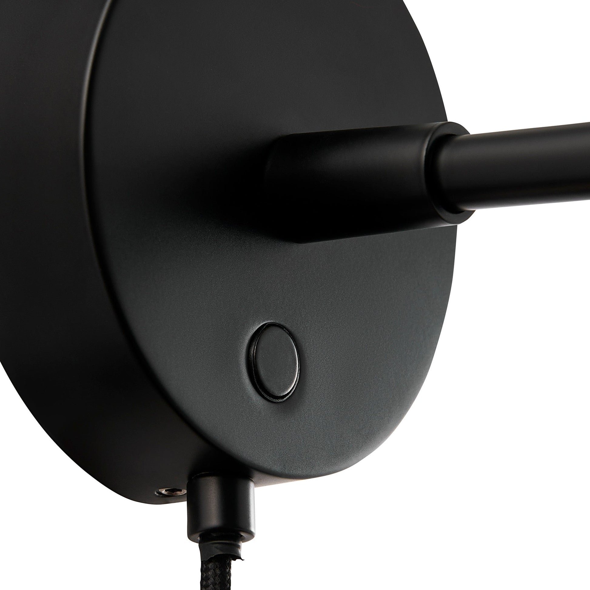 Nordlux Darci Short Wall Light Black detail
