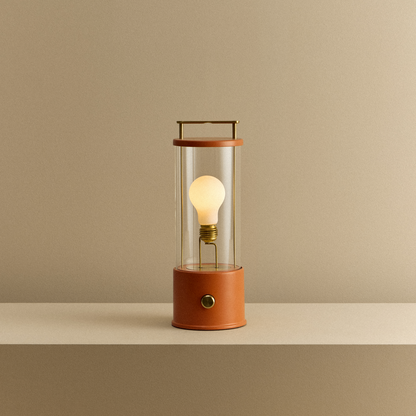 The Muse 2.0 Portable Lamp in Claycourt Orange