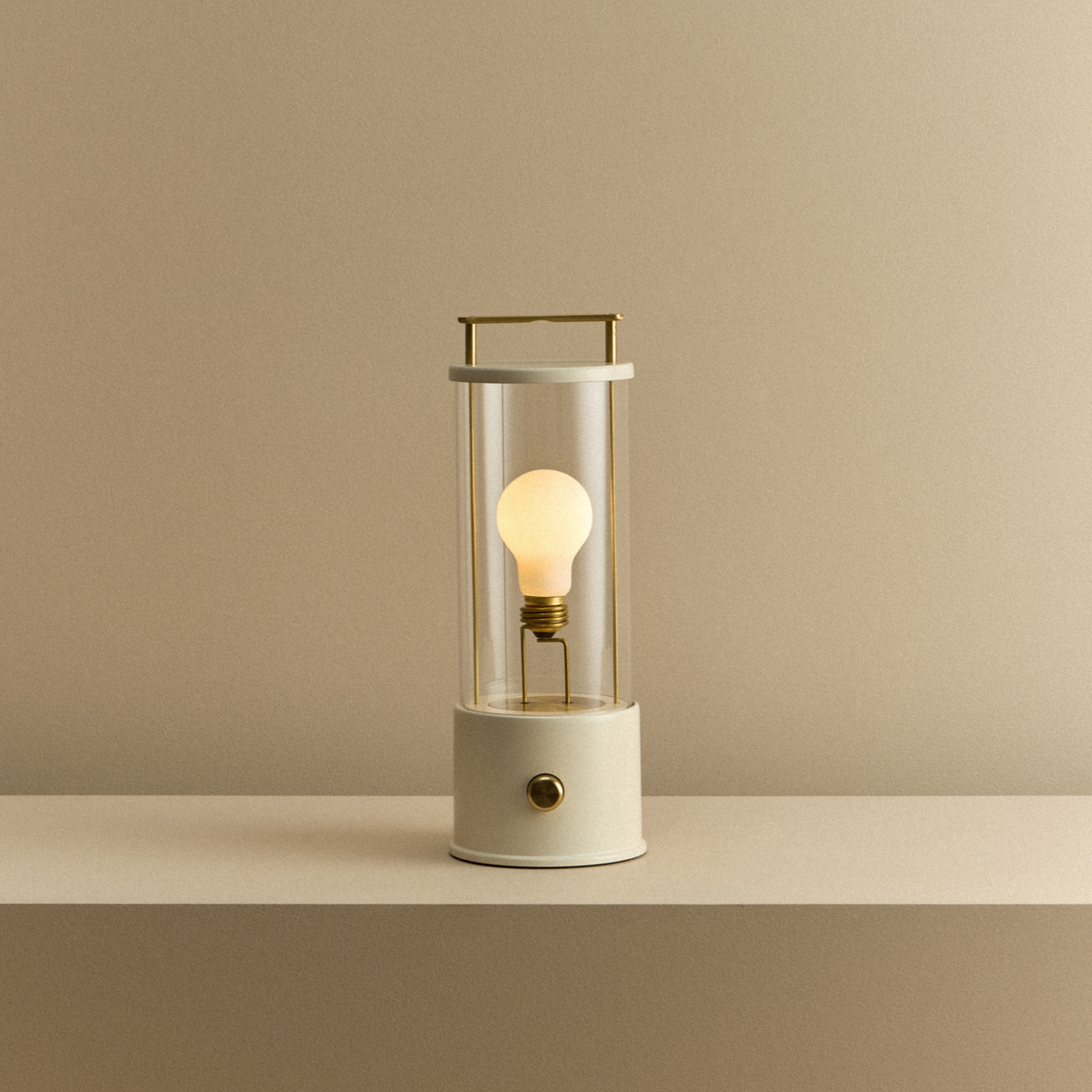 The Muse 2.0 Portable Lamp in Candlenut White