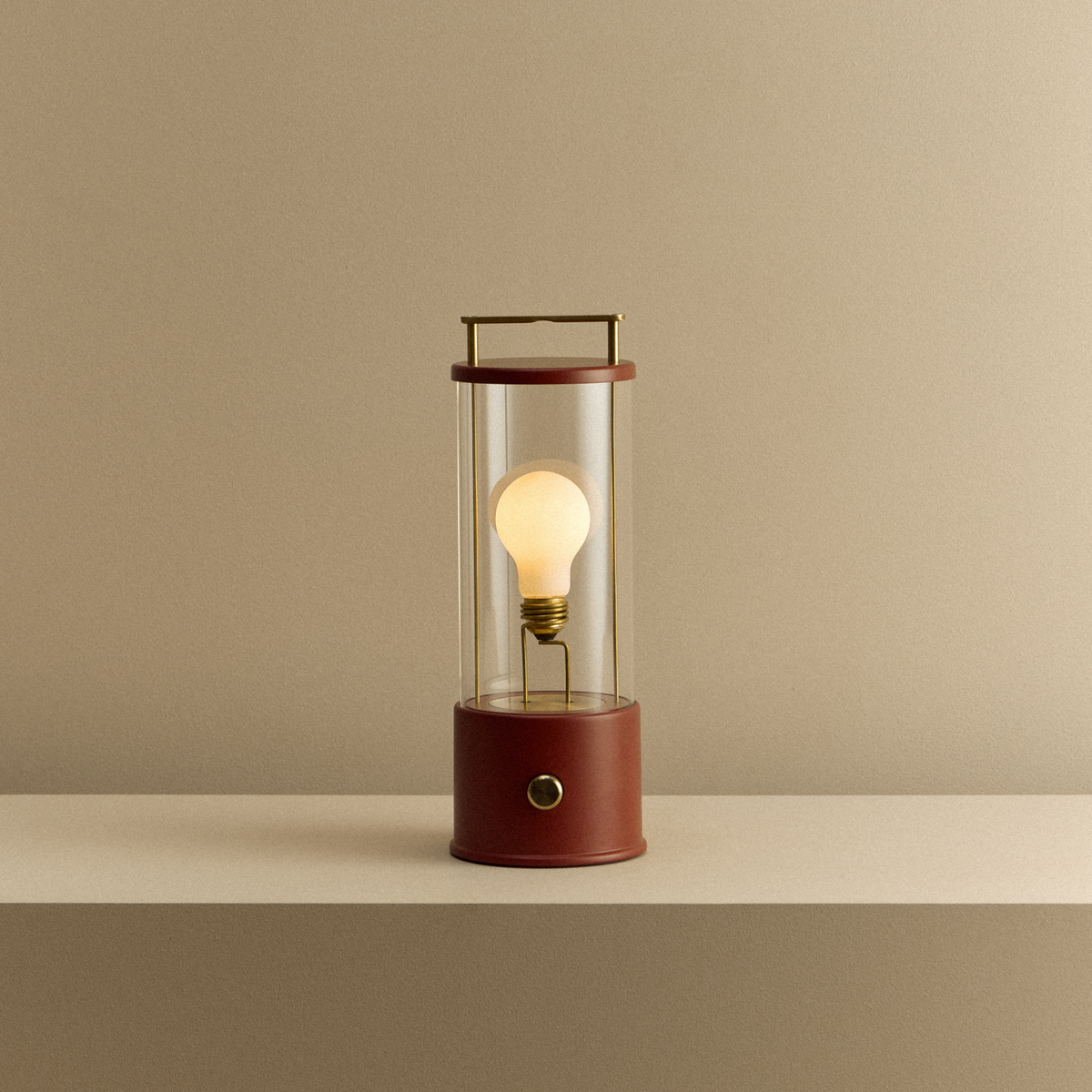 The Muse 2.0 Portable Lamp in Pomona Red