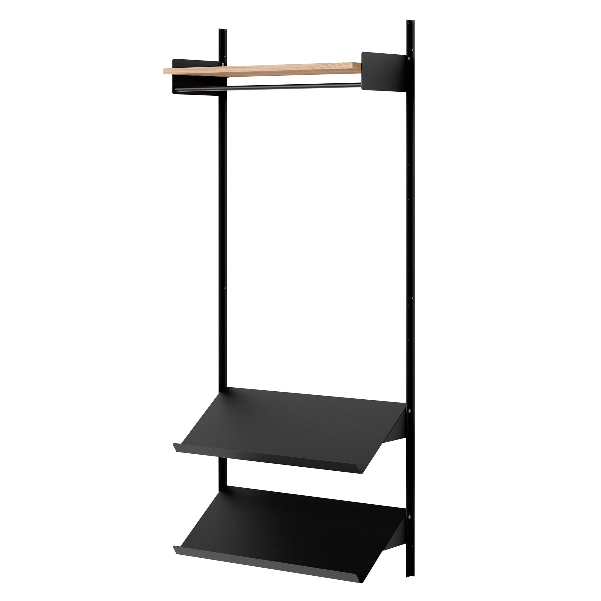 New Works Wardrobe Shelf 1 - Oak / Black
