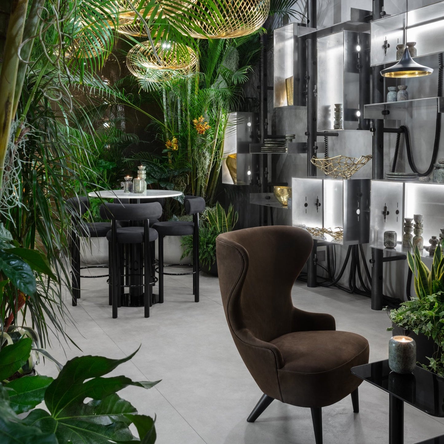 Wingback Micro Dining Chair