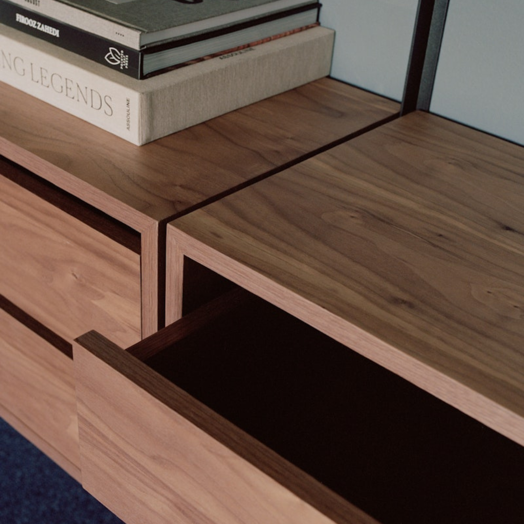 New Works Cabinet Low w. Drawers