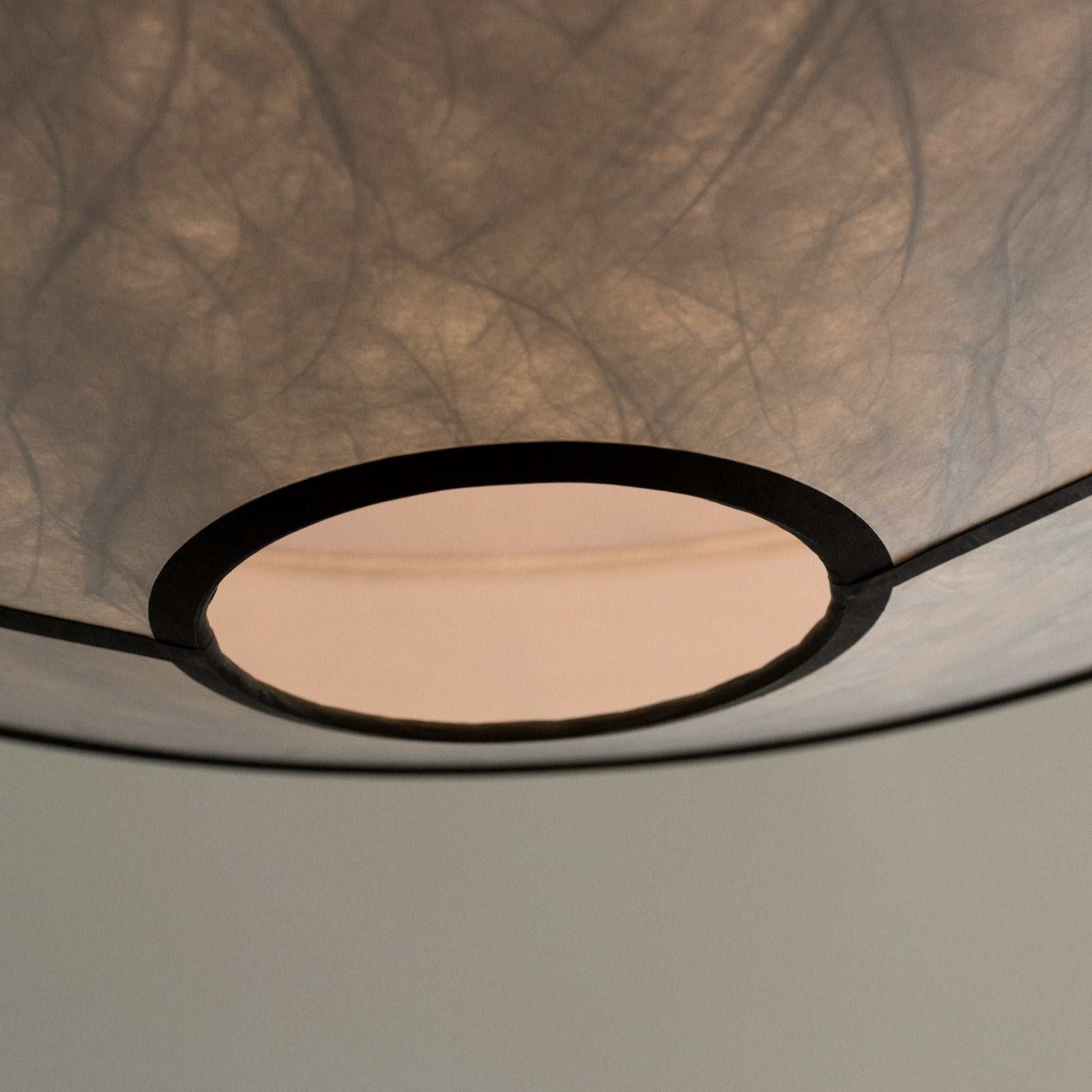 New Works Kite Pendant Lamp White and Black Tyvek Ø55